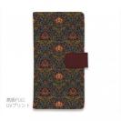 【手帳型】リバティの大花柄風 アンジェリカ・ガーラ