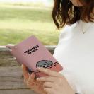 【手帳型】何か気になるプードル_シルバー(wakat)