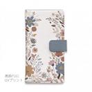 【手帳型】北欧くすみカラーの花