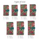 【手帳型】クラシック牡丹