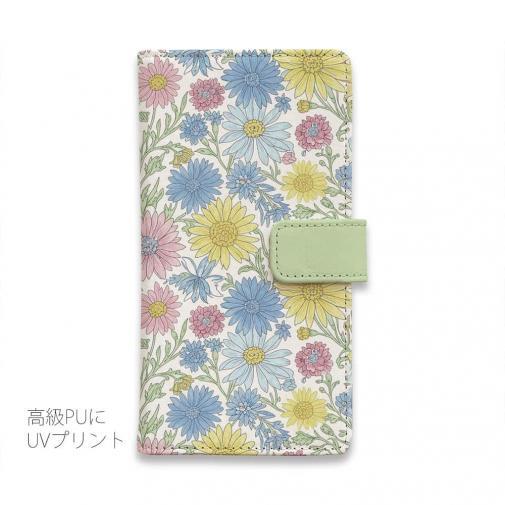 【手帳型】パステルブーケ