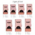 【手帳型】何か気になるプードル_ブラック(wakat)