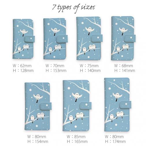 【手帳型】シマエナガの集い(wakat)