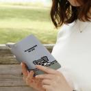 【手帳型】何か気になるミニチュアシュナウザー_ソルト＆ペッパー(wakat)