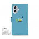 【手帳型】水中散歩するカエルくん_カラフル(wakat)