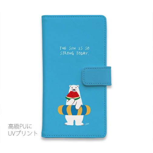 【手帳型】シロクマさんの夏(wakat)