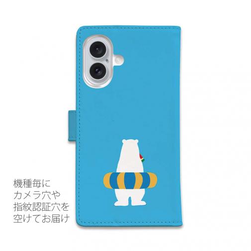 【手帳型】シロクマさんの夏(wakat)