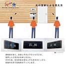 表札 長方形 Mode Doorplate Inc. 明朝体 文字アンティークゴールド