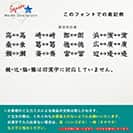 表札 長方形 Mode Doorplate Inc. 筆文字 文字マットシルバー