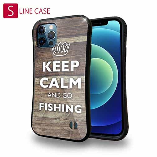 【S-LINE】KEEP CALM AND OF FISHING　木目