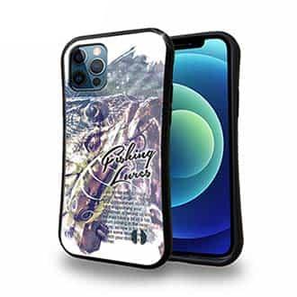 【S-LINE】ブラックバスのバイト　ペイント風　ブルー