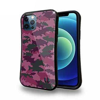 【S-LINE】ブラックバス　迷彩大柄　レッドカラー