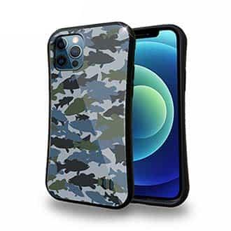 【S-LINE】ブラックバス　迷彩大柄　ブルー