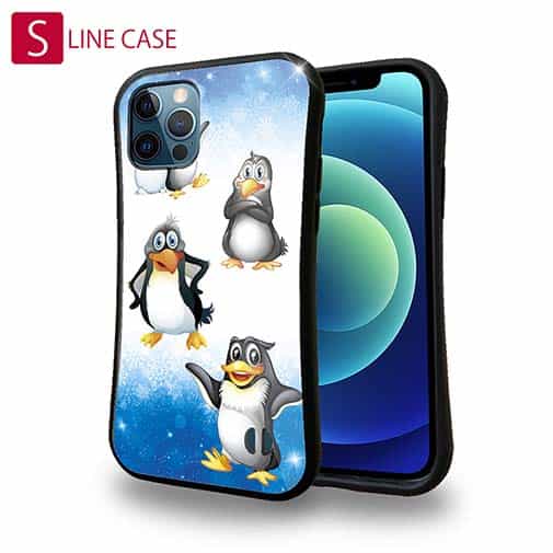 【S-LINE】キャラクター風 ペンギンのイラスト