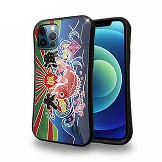 【S-LINE】赤ワイン　大漁旗スマホケース　マダイ