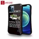 【S-LINE】【釣りざんまい】ドット絵のブラックバス　ブラック