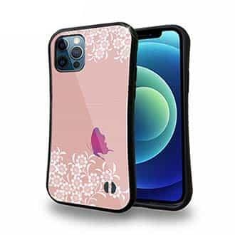 【S-LINE】ピンクの花畑と蝶