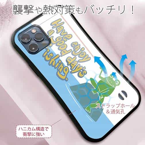 【S-LINE】【釣りざんまい】カエルがノンビリ釣りをするでケロ_カラフルレトロ