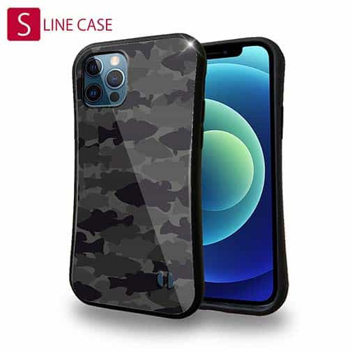 【S-LINE】ブラックバス 迷彩大柄 ビターブラック