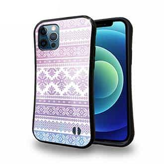 【S-LINE】ノルディック柄 パープルグラデ