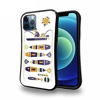 【S-LINE】【釣りざんまい】愛犬と釣りを楽しむアングラー_カラフルホワイト