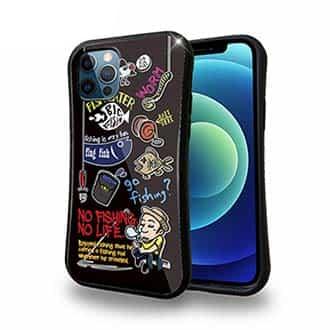 【S-LINE】【釣りざんまい】釣り好きですがなにか?_カラフルブラック