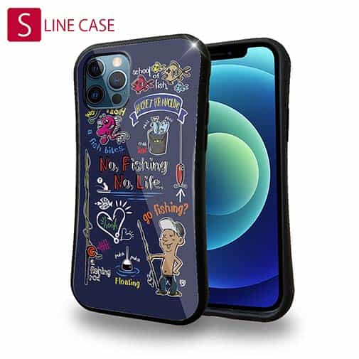 【S-LINE】【釣りざんまい】釣りが好きなんです_カラフルネイビー