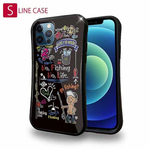 【S-LINE】【釣りざんまい】釣りが好きなんです_カラフルブラック