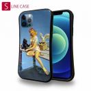 【S-LINE】釣りをする女性 ビンテージバージョン