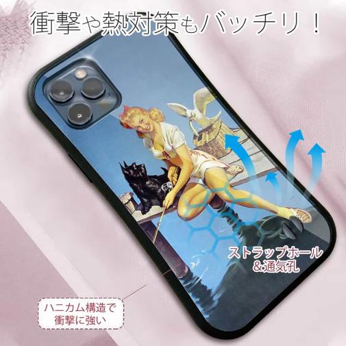 【S-LINE】釣りをする女性 ビンテージバージョン