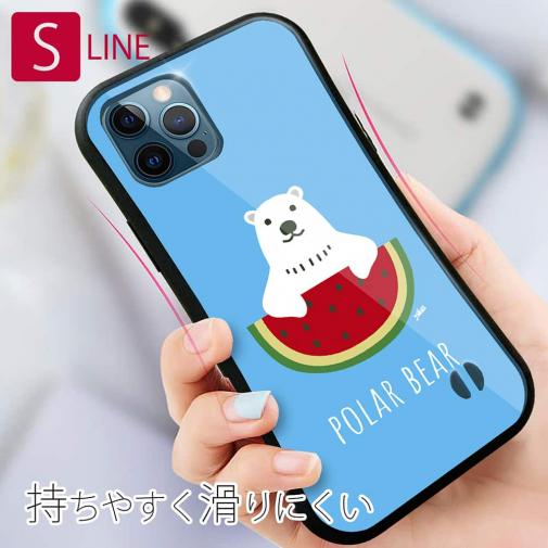 【S-LINE】シロクマさんとスイカ(wakat)