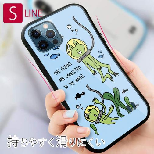 【S-LINE】水中散歩するカエルくん(wakat)