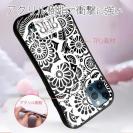 【ROMI HIME】【S-LINE】ヘナ タトゥー　トライバル　花　ホワイト＆ブラック