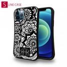 【ROMI HIME】【S-LINE】ヘナ タトゥー　トライバル　花　ブラック＆ホワイト