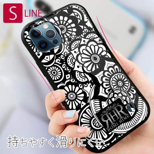 【ROMI HIME】【S-LINE】ヘナ タトゥー　トライバル　花　ブラック＆ホワイト