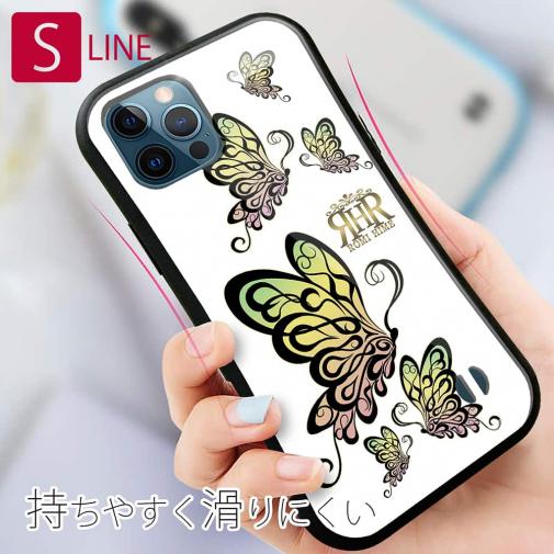 【ROMI HIME】【S-LINE】蝶　トライバル　オーロラ　ホワイト