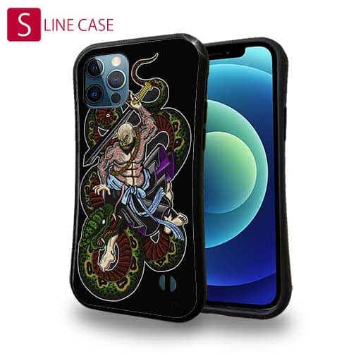 【S-LINE】【彫姫】花和尚の蛇退治 和彫りデザイン