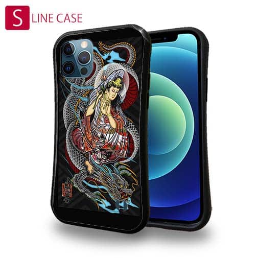 【S-LINE】【彫姫】騎龍観音(カラー) 和彫りデザイン