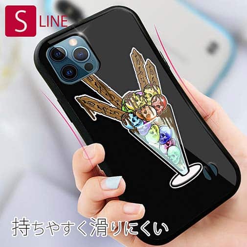 【S-LINE】【彫姫】ドクロパフェ？（ブラック）　和彫りデザイン