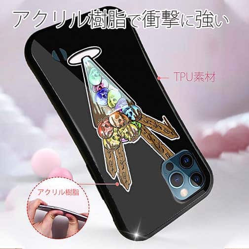 【S-LINE】【彫姫】ドクロパフェ？（ブラック）　和彫りデザイン