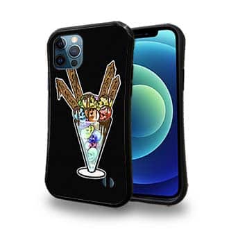 【S-LINE】【彫姫】ドクロパフェ？（ブラック）　和彫りデザイン