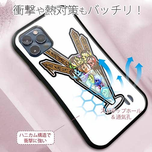 【S-LINE】【彫姫】ドクロパフェ？（ホワイト）　和彫りデザイン