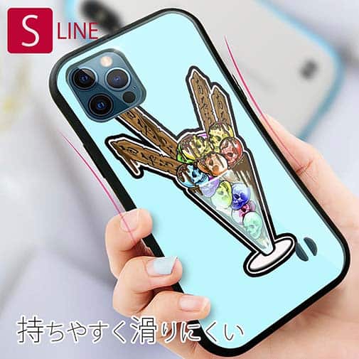 【S-LINE】【彫姫】ドクロパフェ？（ライトブルー）　和彫りデザイン