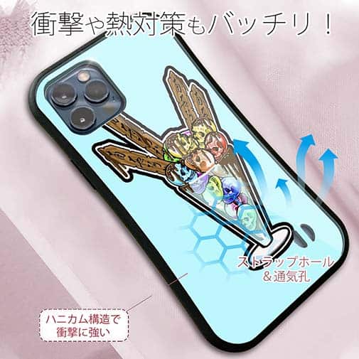 【S-LINE】【彫姫】ドクロパフェ？（ライトブルー）　和彫りデザイン