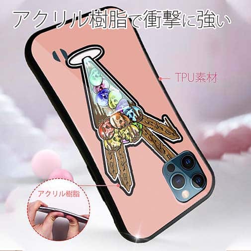 【S-LINE】【彫姫】ドクロパフェ？（イエローピンク）　和彫りデザイン