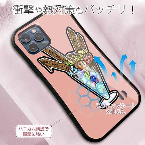 【S-LINE】【彫姫】ドクロパフェ？（イエローピンク）　和彫りデザイン