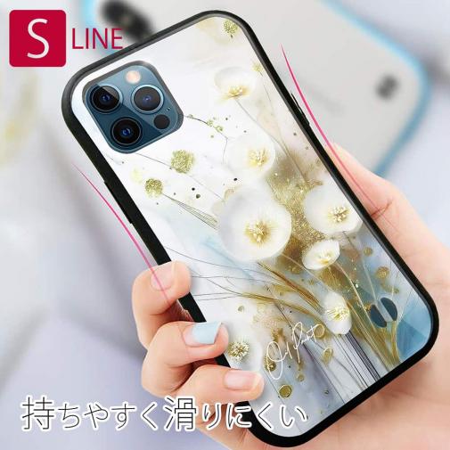 【S-LINE】オイルペイント  ゴールドフラワー