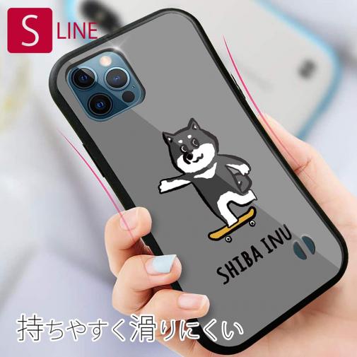 【S-LINE】【ワカボンド】WAKAMAKAシリーズ 柴犬スケボー_黒柴