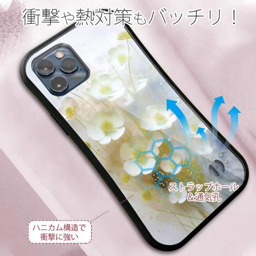 【S-LINE】オイルペイント 黄色と青の花畑