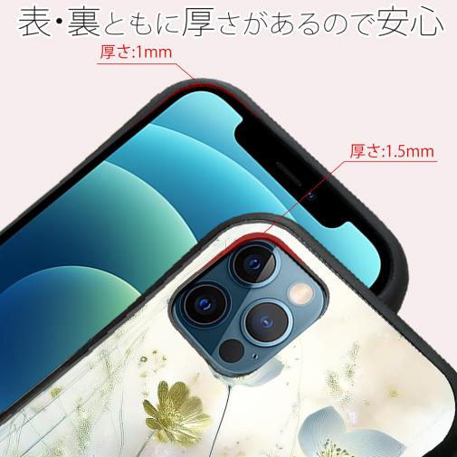 【S-LINE】オイルペイント 青い花